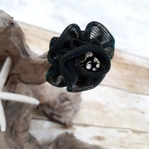 Ring Fabric Flower
